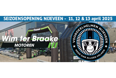 Seizoensopening 2025 in Nijeveen op 11, 12 & 13 april